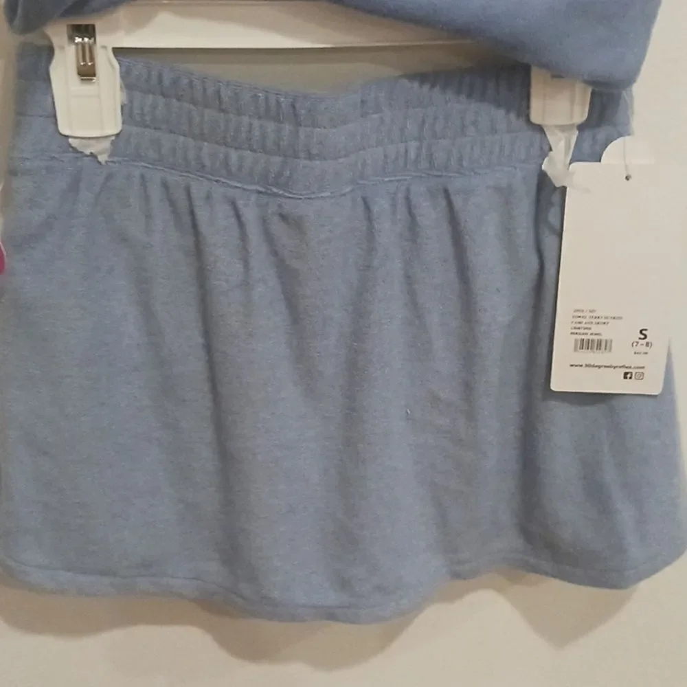 90 Degrees By Reflex Girls 2 Piece Towel Terry Sunkiss Cami & Skort